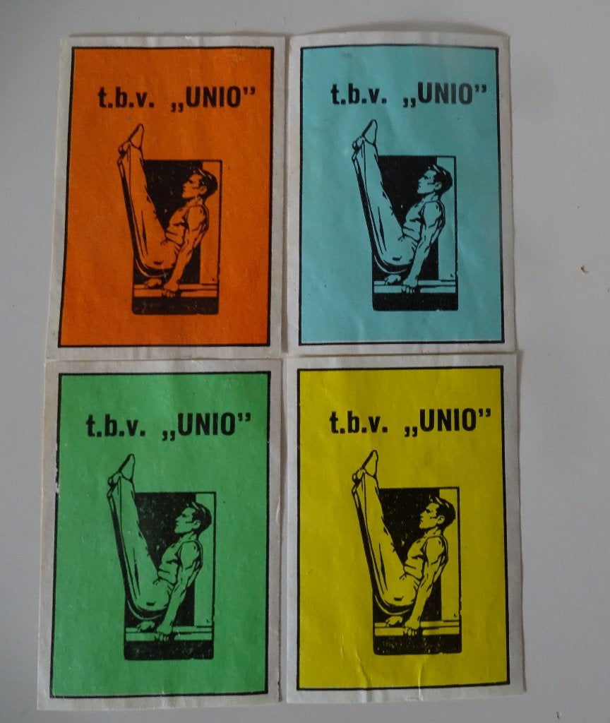 T.B.V.    UNIO, Verzenden, Zo goed als nieuw, Luciferdoosjes of -merken