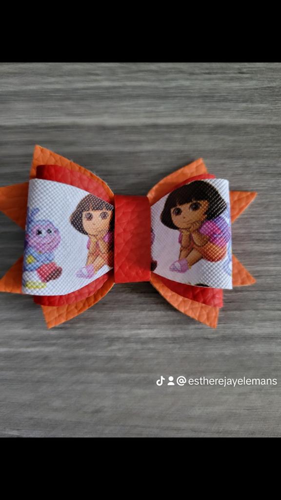 Nieuw handgemaakt Dora haarstrikje, Ophalen of Verzenden, Nieuw, Dora