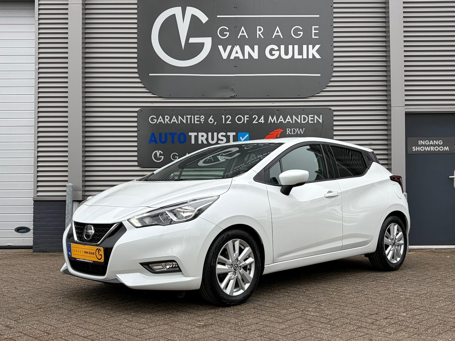 Nissan Micra 1.0 IG-T 101PK Automaat,Navi,Airco,Cruise,Isofi, Auto's, Gebruikt, 1055 kg, Wit, Origineel Nederlands