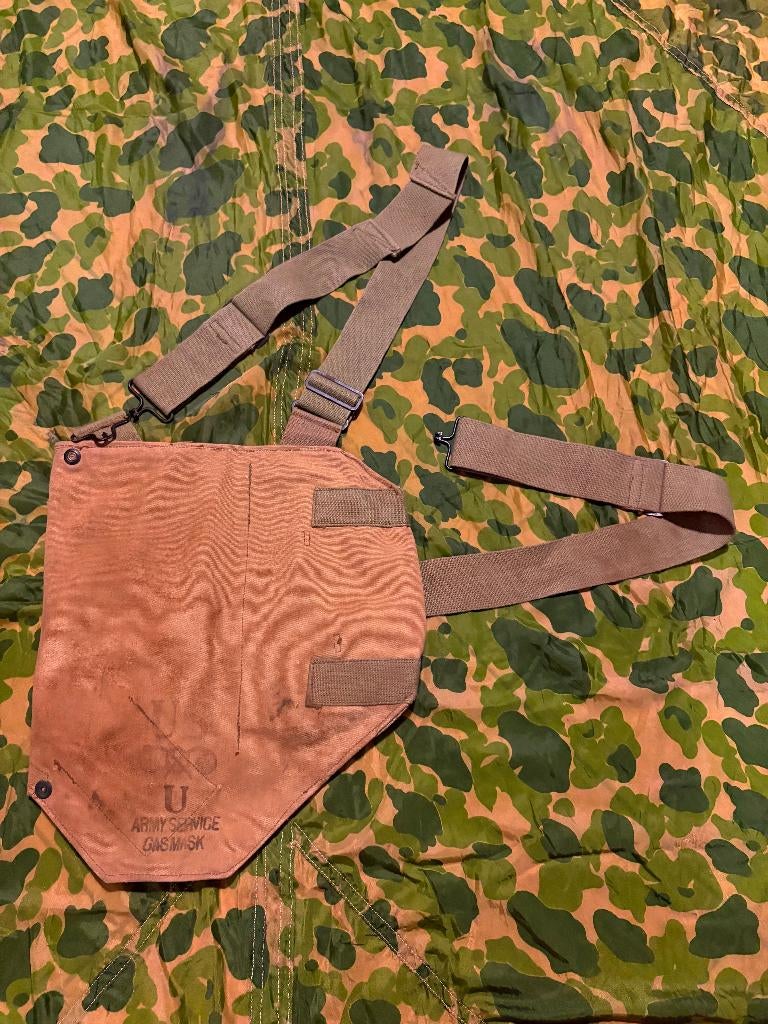 Tweede wereldoorlog US army service gasmask bag (1), Verzamelen, Militaria | Tweede Wereldoorlog, Ophalen of Verzenden, Landmacht