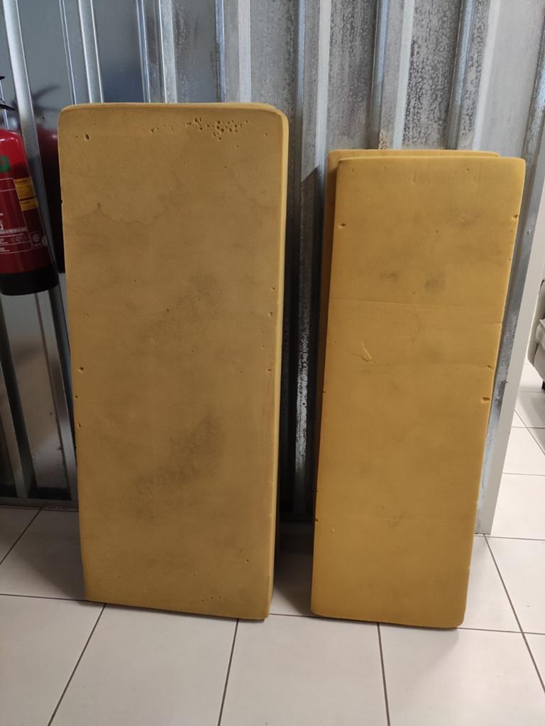 Schuimrubber kussens 4x, Ophalen