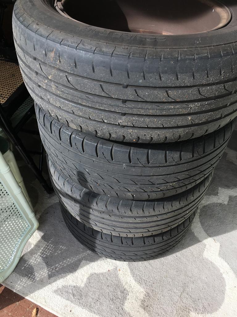 Bmw 225 55 16 banden en velgen, Auto-onderdelen, Banden en Velgen, Ophalen, 16 inch, Zomerbanden, 225 mm