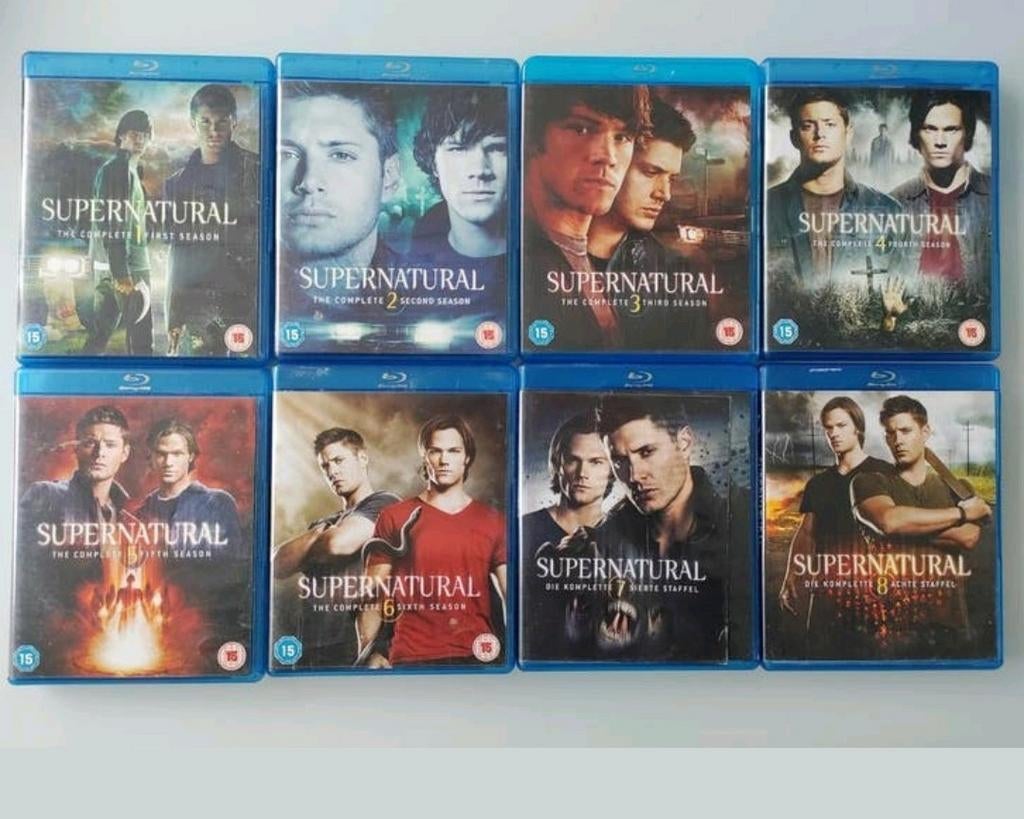 32 originele blu-rays Supernatural, 1 speler, Ophalen of Verzenden, Zo goed als nieuw, Vanaf 3 jaar
