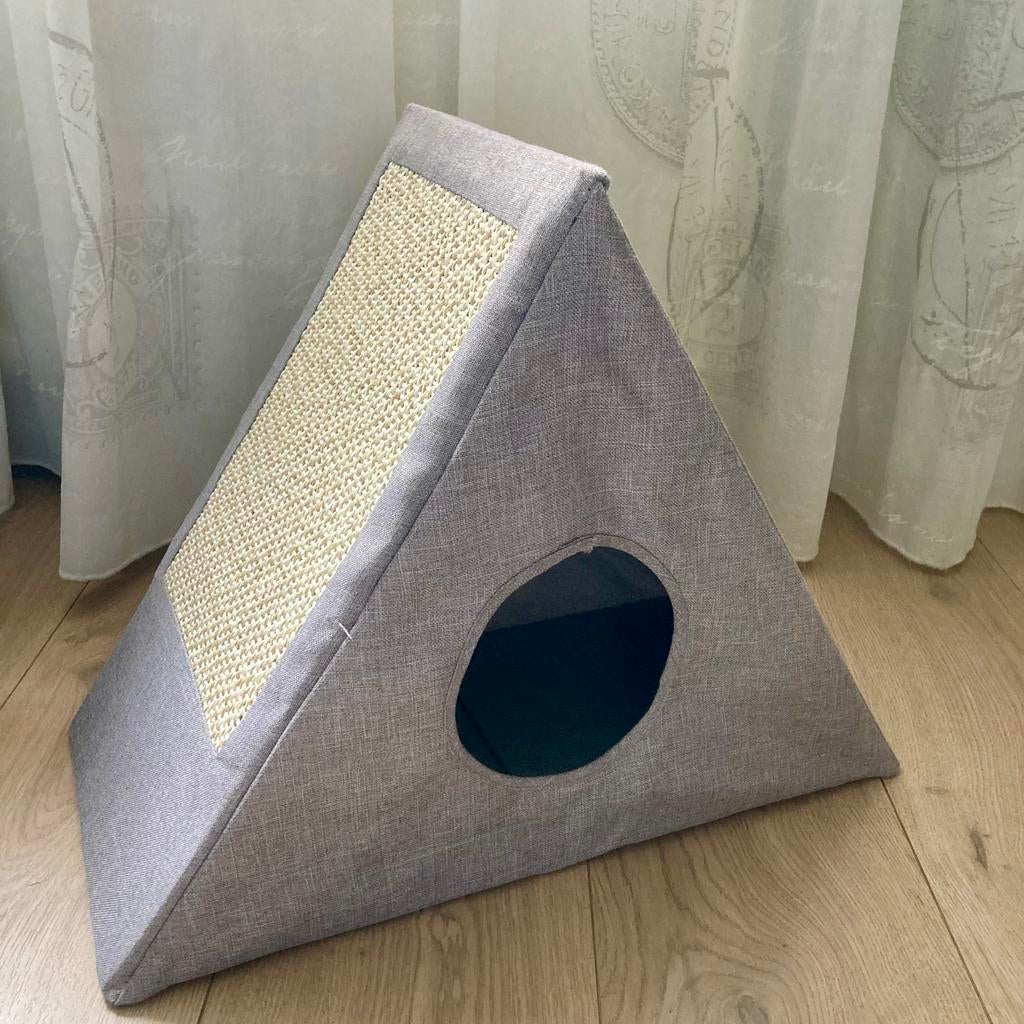Zo goed als nieuw opvouwbaar kattenmandje, Dieren en Toebehoren, Ophalen of Verzenden, Zo goed als nieuw, Katoen