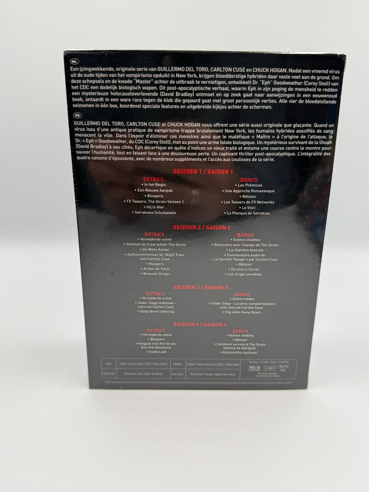 Dvd The Strain  - Complete Boxset NLO NIEUW SEAL - 080, Cd's en Dvd's, Horror, Vanaf 16 jaar, Verzenden, Nederlands