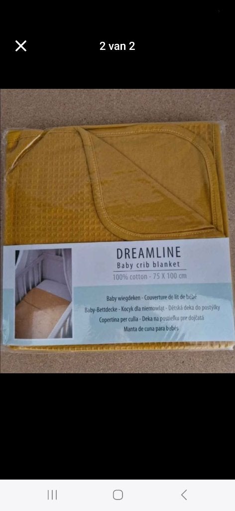 Partij babydekens, Overige kleuren, Nieuw, 100 cm, Deken
