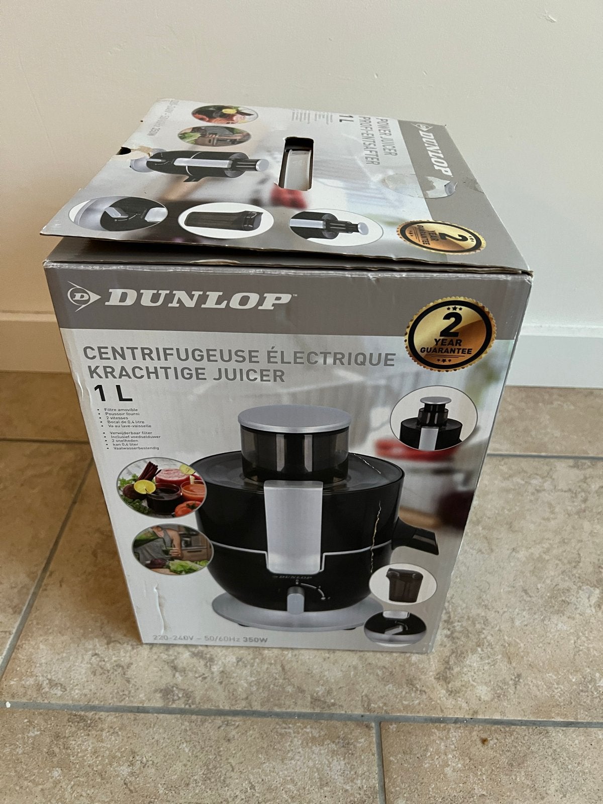 Dunlop Power Juicer - Nieuw in doos, Witgoed en Apparatuur, Ophalen, Nieuw, Elektrisch, Sapcentrifuge