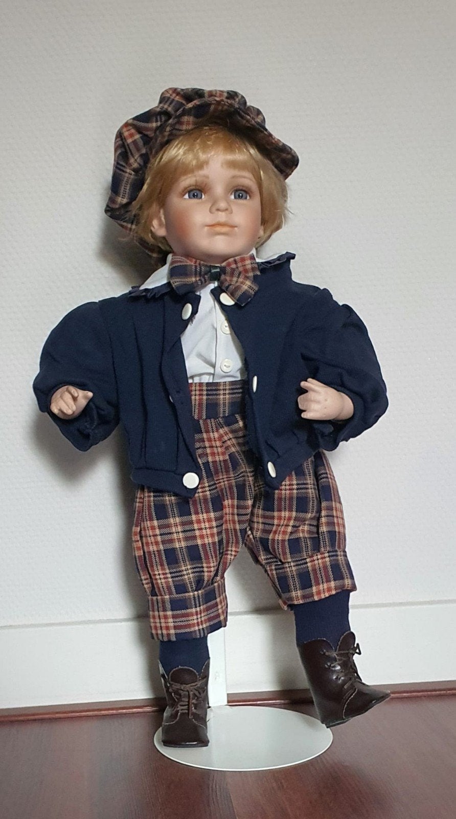Stoer ventje 50 cm, incl. standaard, Ophalen of Verzenden, Zo goed als nieuw, Pop