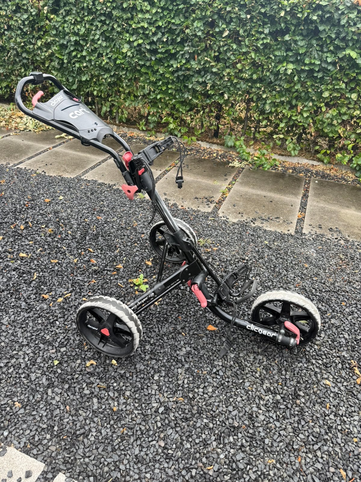 Clicgear compacte 3 wiel trolley, Ophalen, Gebruikt, Golfkar, Overige merken