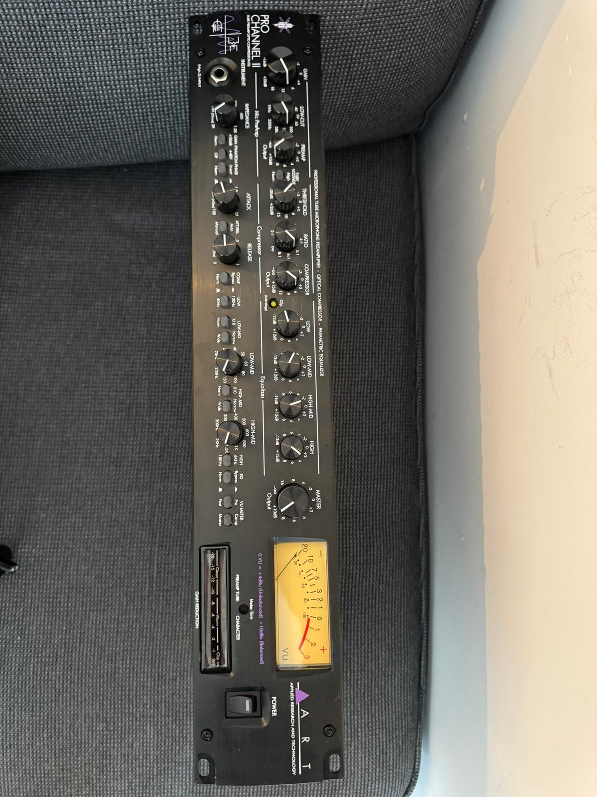 ART Pro Channel II - Tube Mic Preamp/Compressor/EQ, Ophalen of Verzenden, Gebruikt