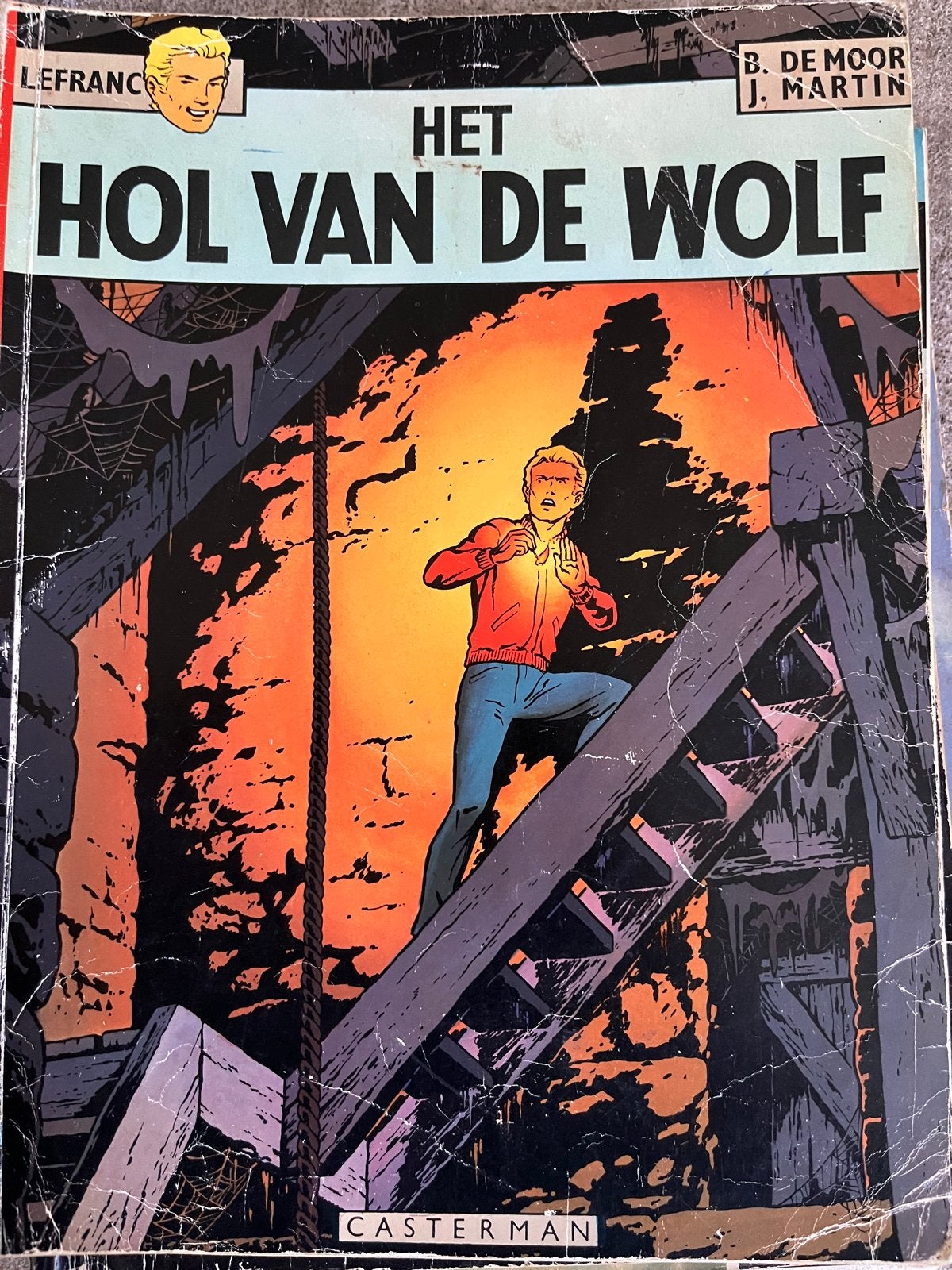 Lefranc - Het Hol van de Wolf (Casterman), Eén stripboek, Ophalen of Verzenden, Gelezen