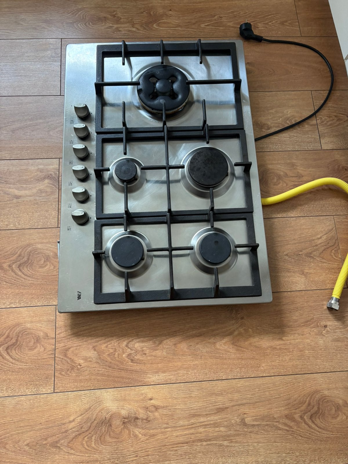 5 pits gasfornuis, Ophalen, Zo goed als nieuw, Inbouw, Gas