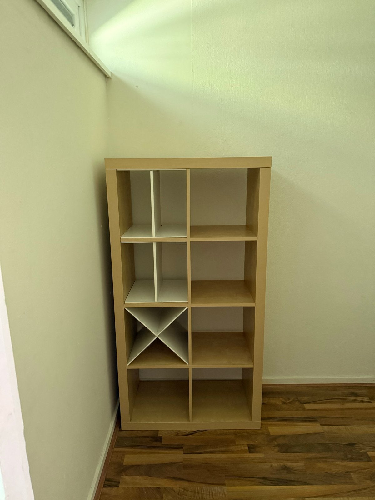 Kallax kast met vakken, Ophalen, Met plank(en), Gebruikt, 100 tot 150 cm
