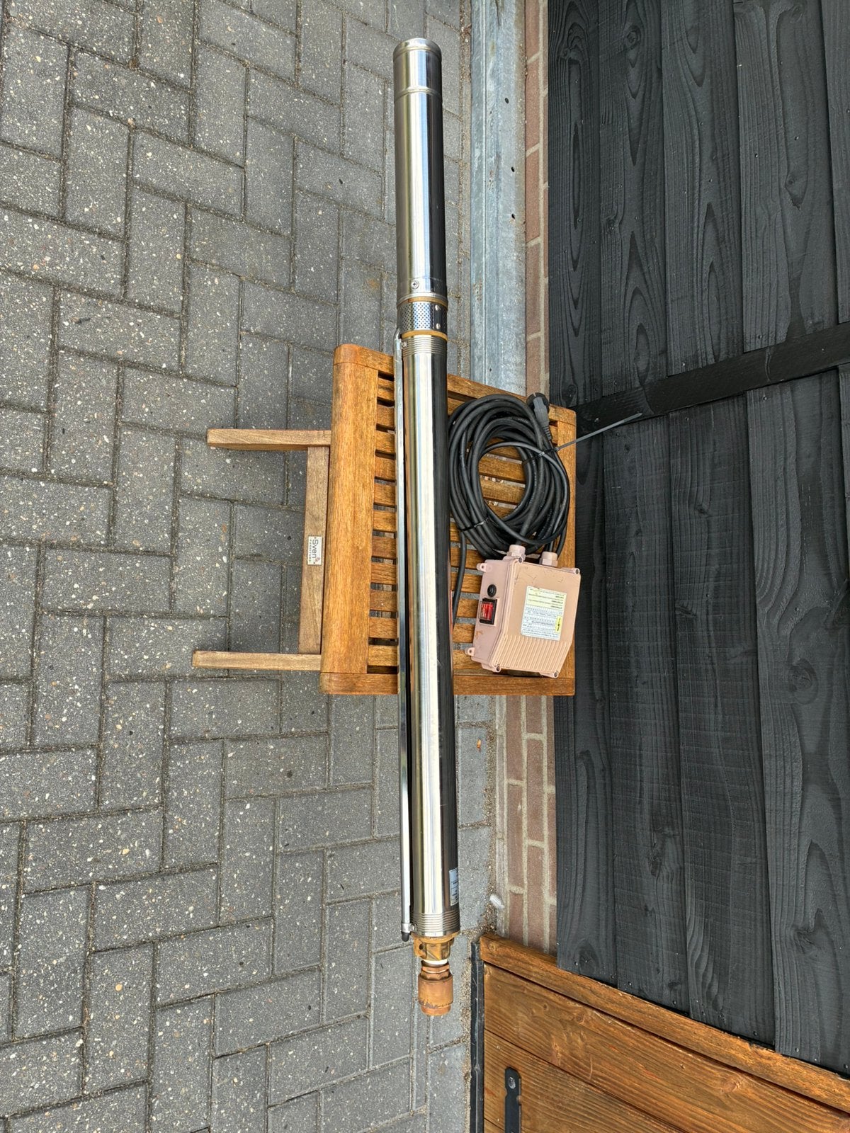 Diepte Bronpomp met aardlekstoring voor in 90mm buis, Ophalen, Gebruikt