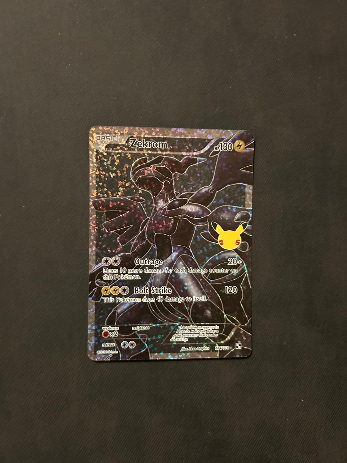 Zekrom CEL, Ophalen of Verzenden, Nieuw, Losse kaart, Foil