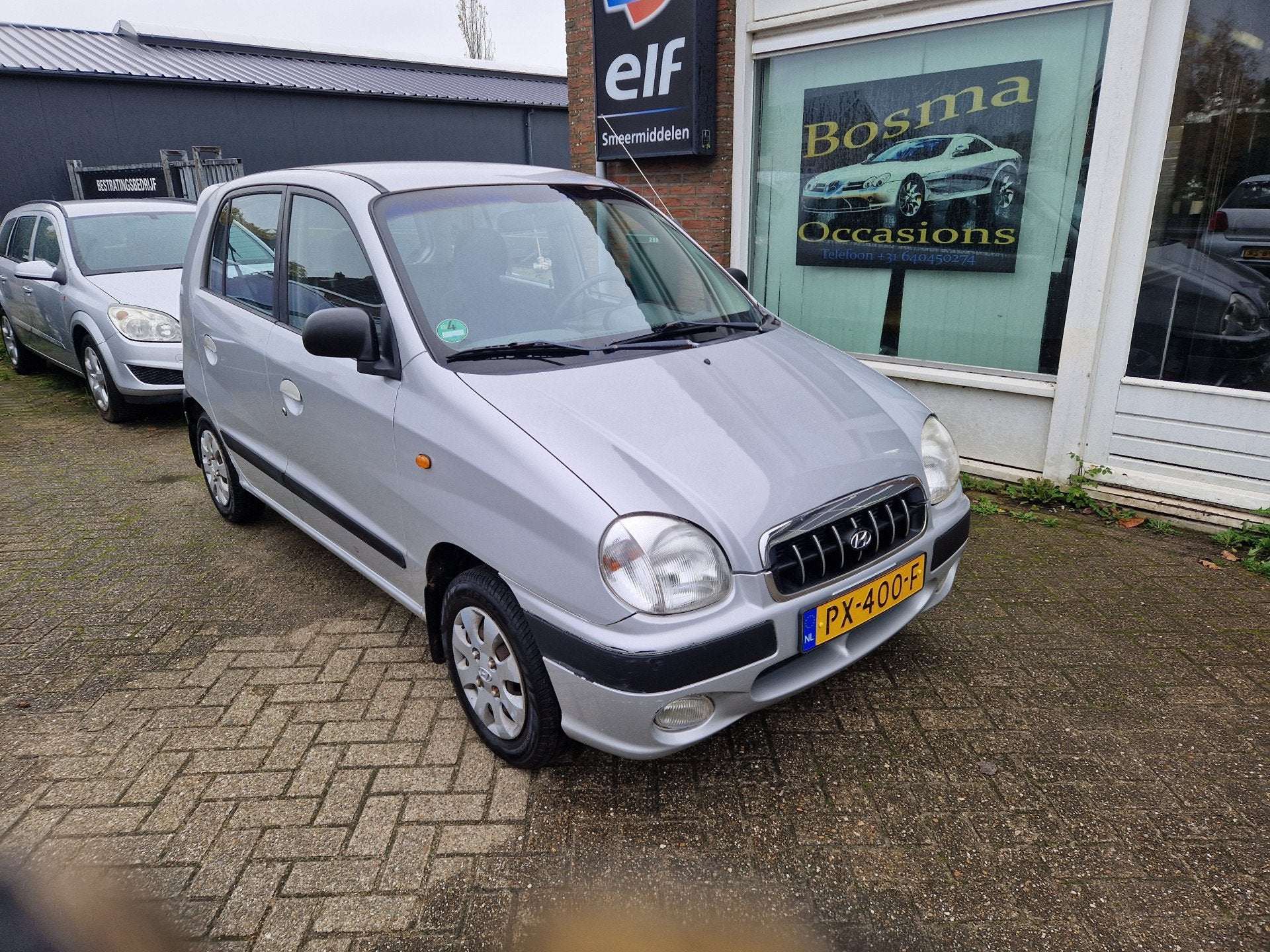 Hyundai Atos 1.0i ''GLS'' Automaat - Hoge instap - Apk 21-11, Stof, 14 km/l, Bedrijf, Grijs