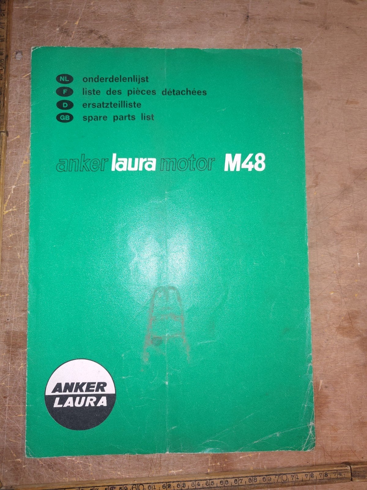 Onderdelen catalogus Anker Laura Motor M48, Ophalen of Verzenden, Gebruikt