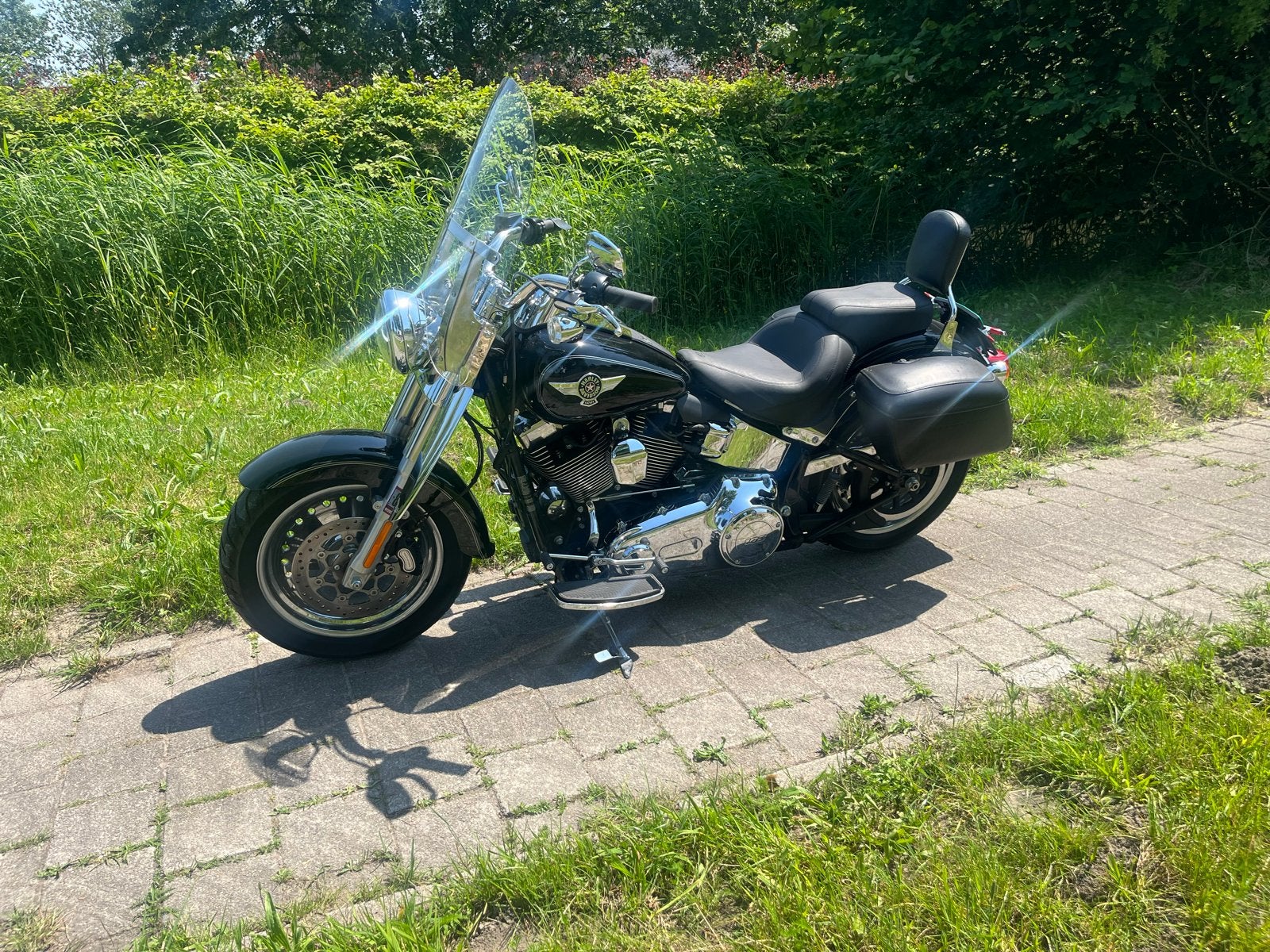 Harley-Davidson Fat Boy - bi 2016 4023 km Iconische Cruiser, 2 cilinders, Sportuitlaat, Gebruikt, Particulier