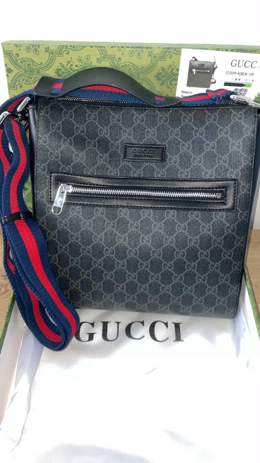 Gucci tas Nieuw niet gedragen!, Sieraden, Tassen en Uiterlijk, Ophalen of Verzenden, Nieuw, Zwart