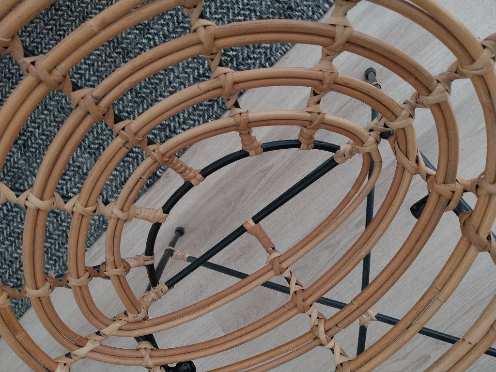 Unieke Dutchbone Fauteuil Kubu rond, Huis en Inrichting, Ophalen, Zo goed als nieuw, 75 tot 100 cm, 50 tot 75 cm
