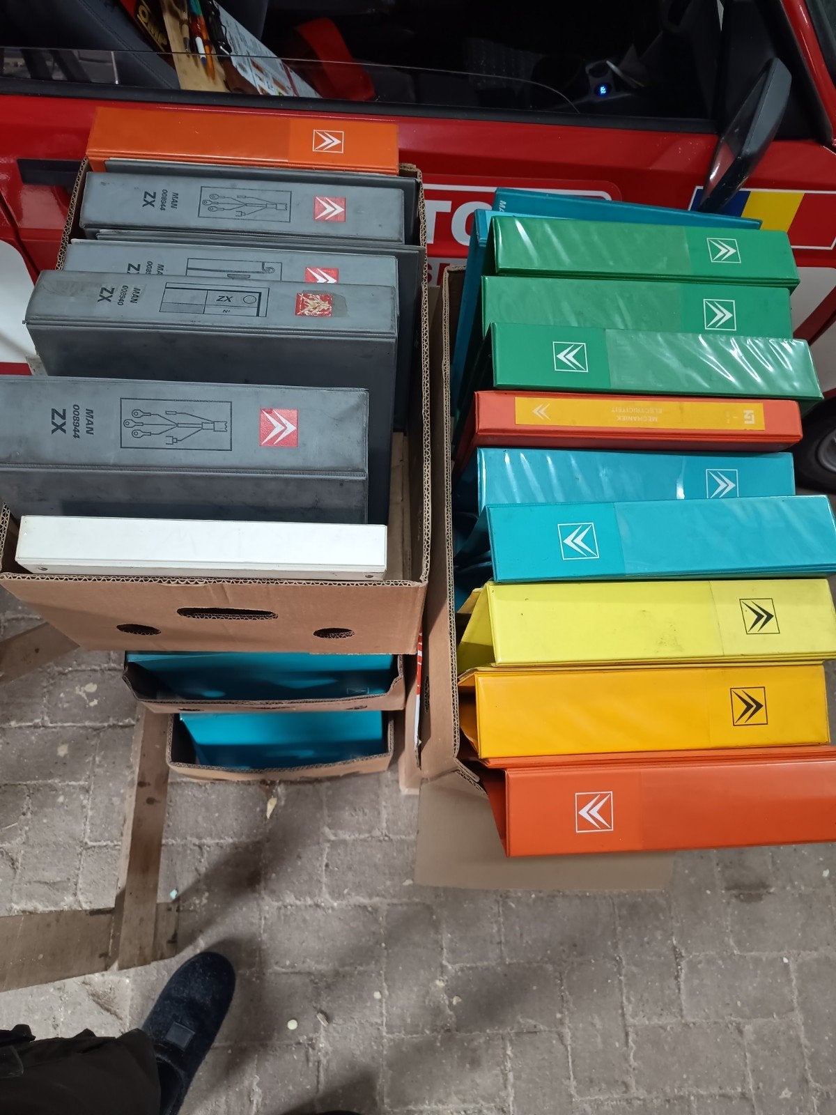 Grote partij Citroën werkplaats handboeken (lege mappen), Ophalen, Citroën