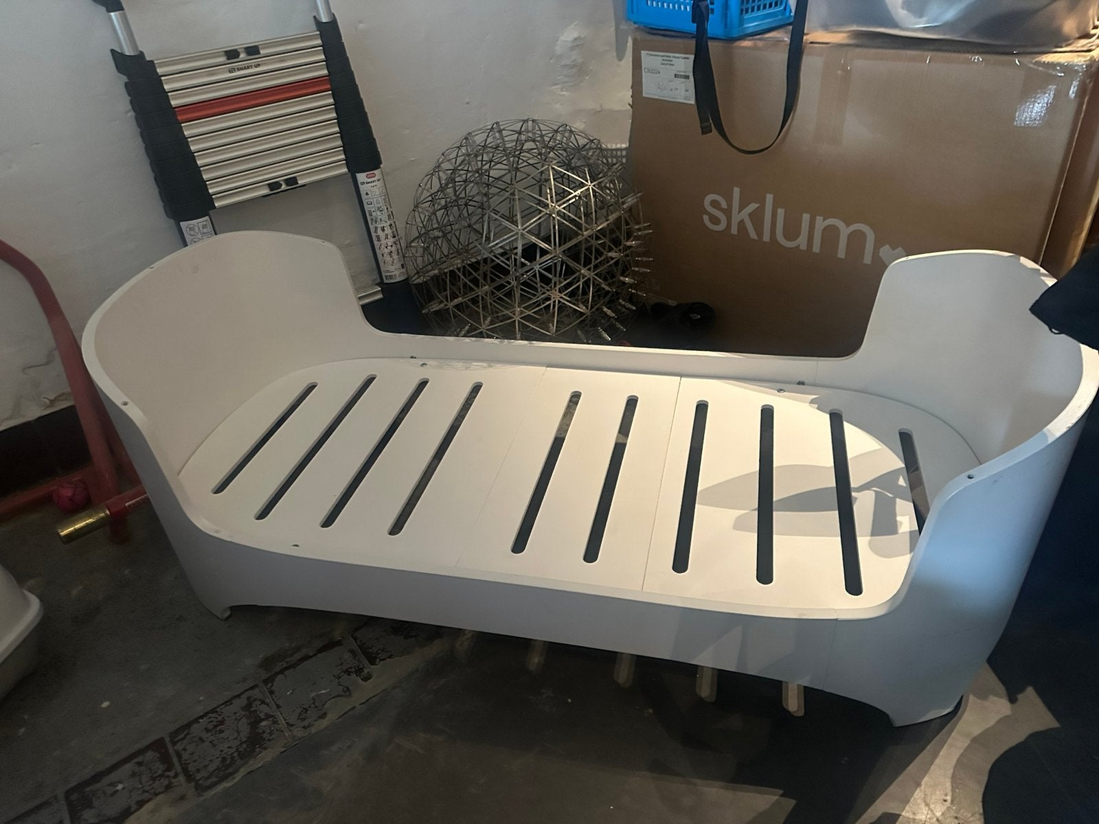 Leander Bed meegroei, Kinderen en Baby's, Kinderkamer | Bedden, Ophalen, Gebruikt, 140 tot 160 cm, 70 tot 85 cm