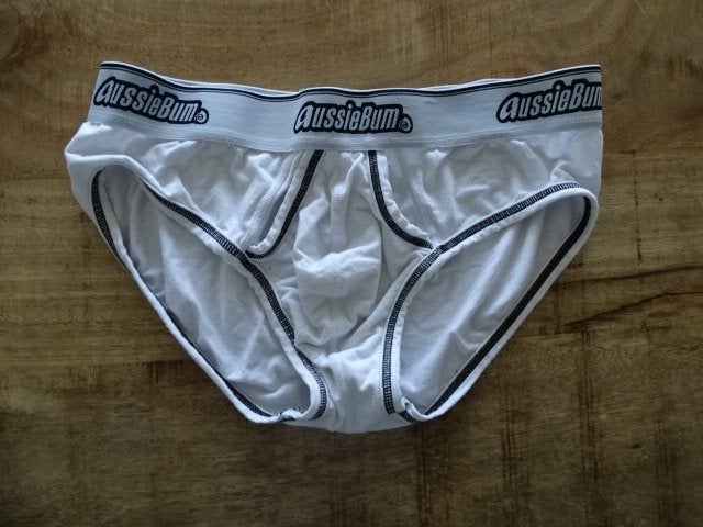 Aussiebum slip kleur wit maat L, Ophalen of Verzenden, Wit, Slip