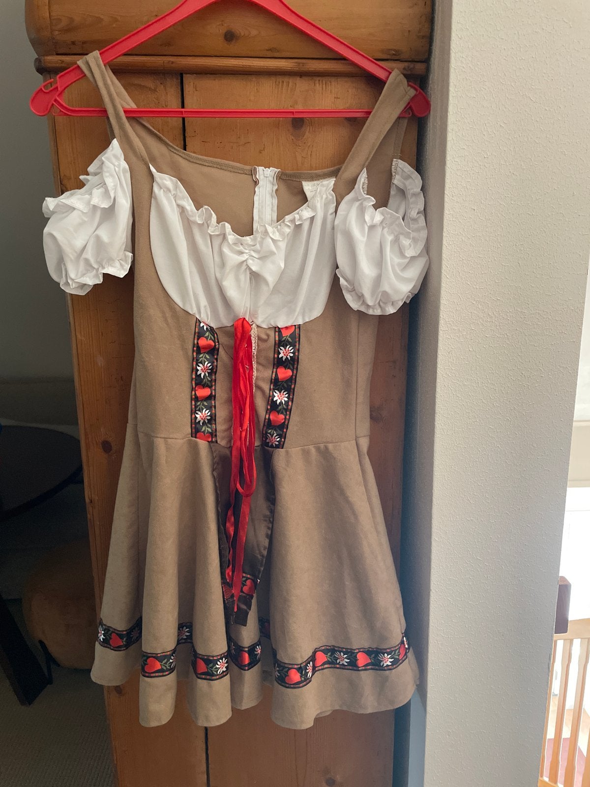 Dirndl jurk - Oktoberfest - Maat 36/38, Kleding | Dames, Maat 38/40 (M), Bruin, Ophalen of Verzenden, Gedragen