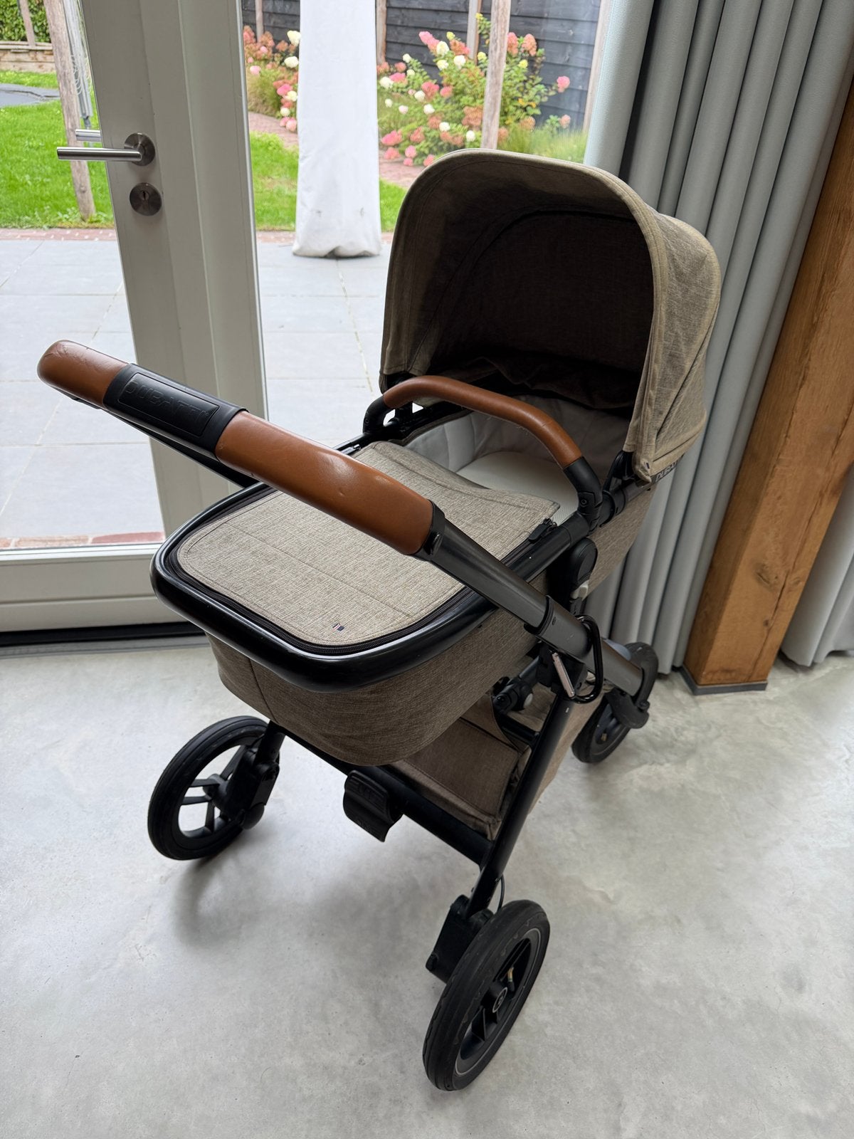 Dubatti kinderwagen - met reiswieg, winterzak en regenhoes, Gebruikt, Combiwagen, Luchtbanden, Ophalen