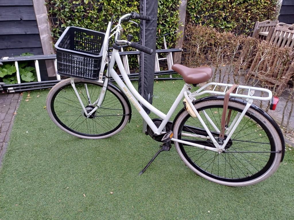 Cortina U4 Transportfiets 28 inch - Redelijke staat, Fietsen en Brommers, Fietsen | Dames | Damesfietsen, Terugtraprem, Gebruikt