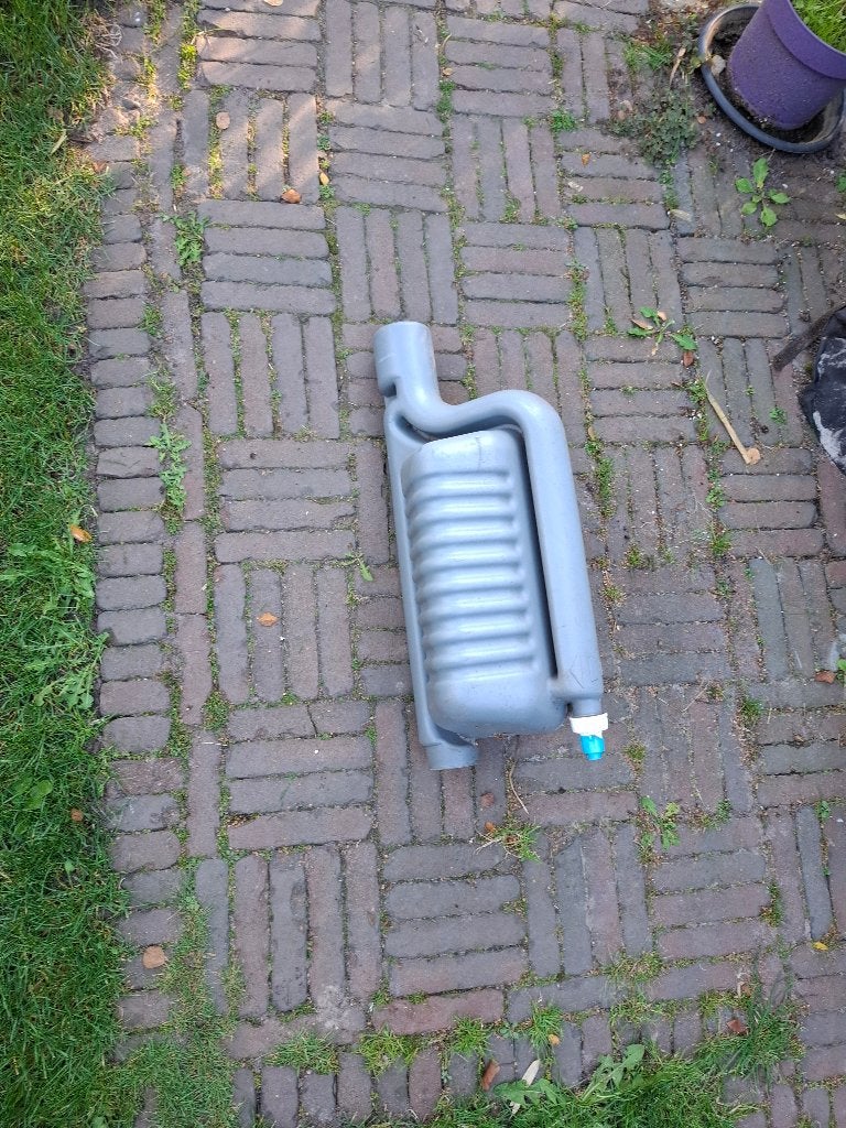 Curver regenpijp regenton 12 liter, Tuin en Terras, Ophalen, Kunststof, Gebruikt, Met kraantje