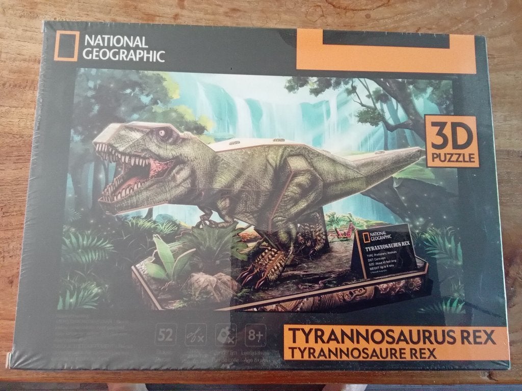 3D puzzel Tyrannosaurus rex, Kinderen en Baby's, Speelgoed | Duplo en Lego, Ophalen of Verzenden, Nieuw