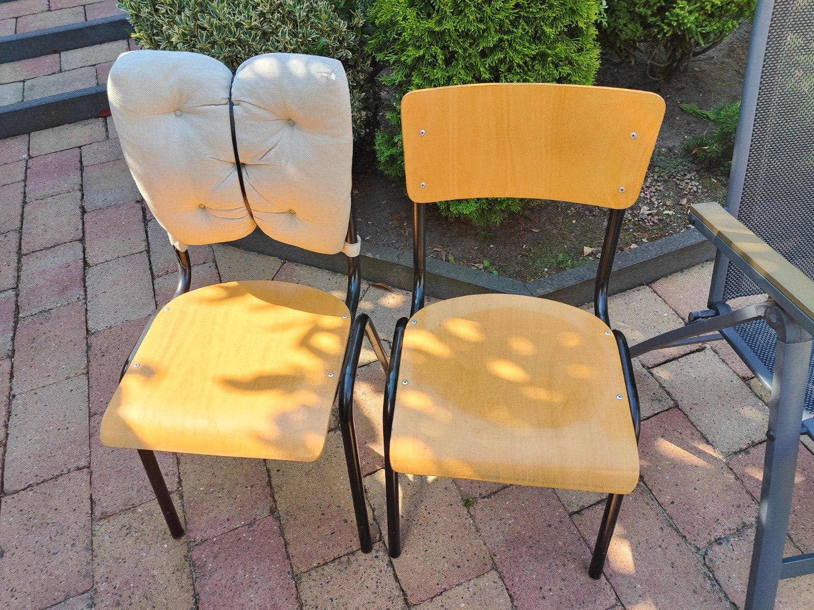 Twee houten stoelen, Ophalen, Gebruikt, Bruin, Twee