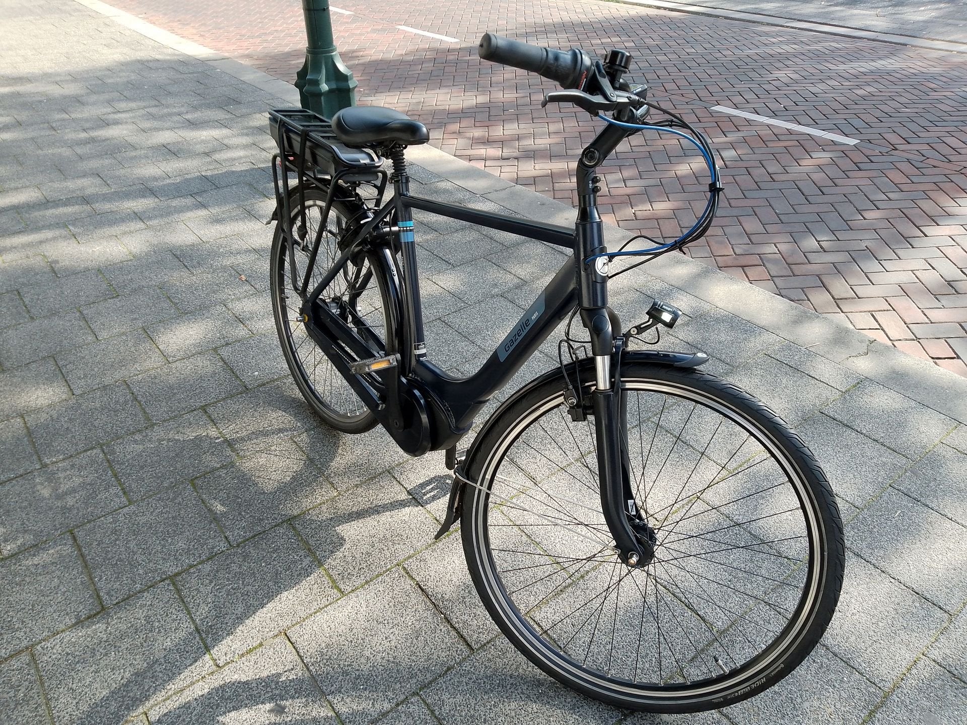 Gazelle Paris C7 h57 elektrische herenfiets Bosch middenmoto, Fietsen en Brommers, Gebruikt, -, -, -