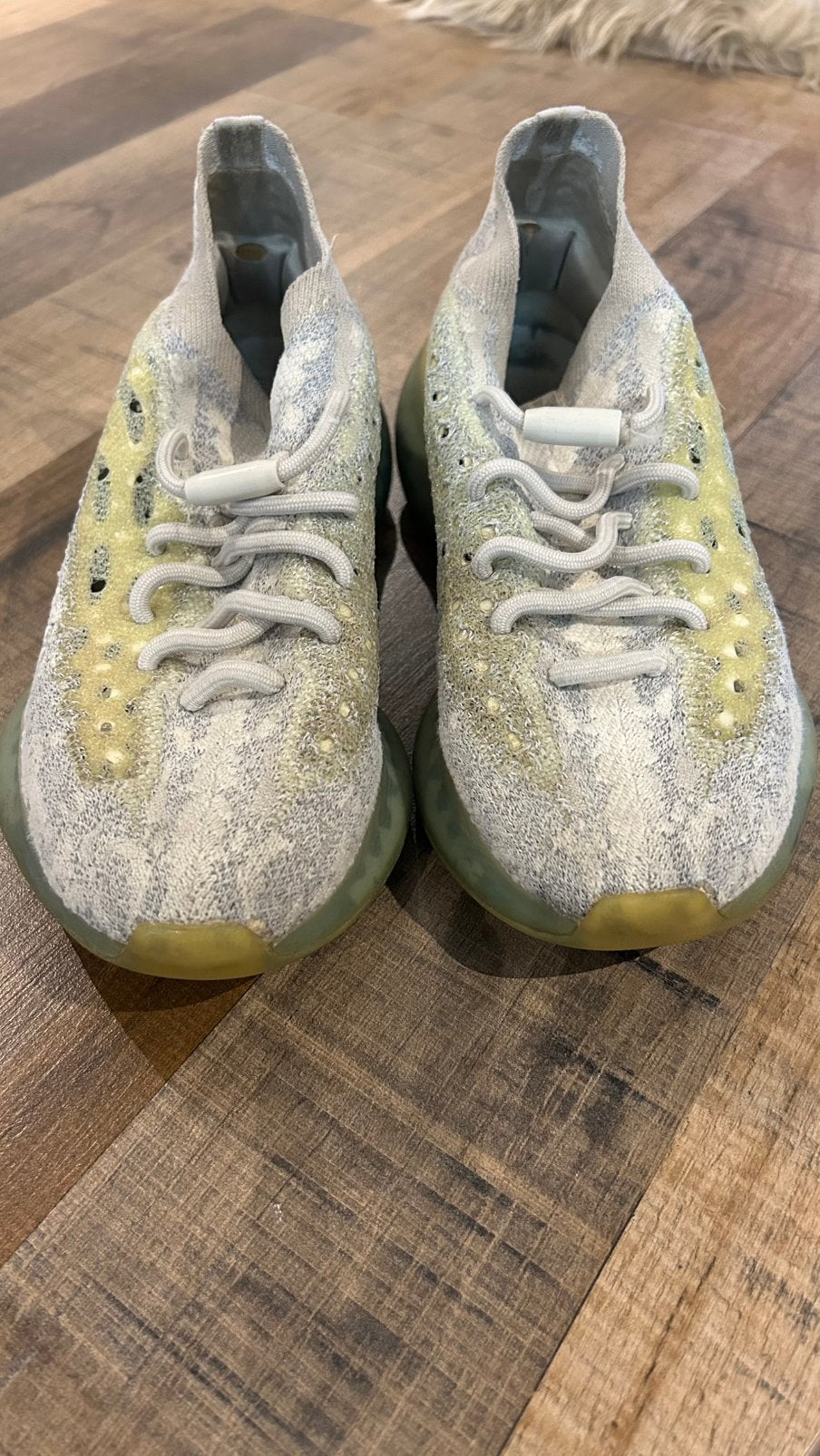 Yeezy adidas maat 38,5 wit gemêleerd, Ophalen of Verzenden, Zo goed als nieuw, Wit