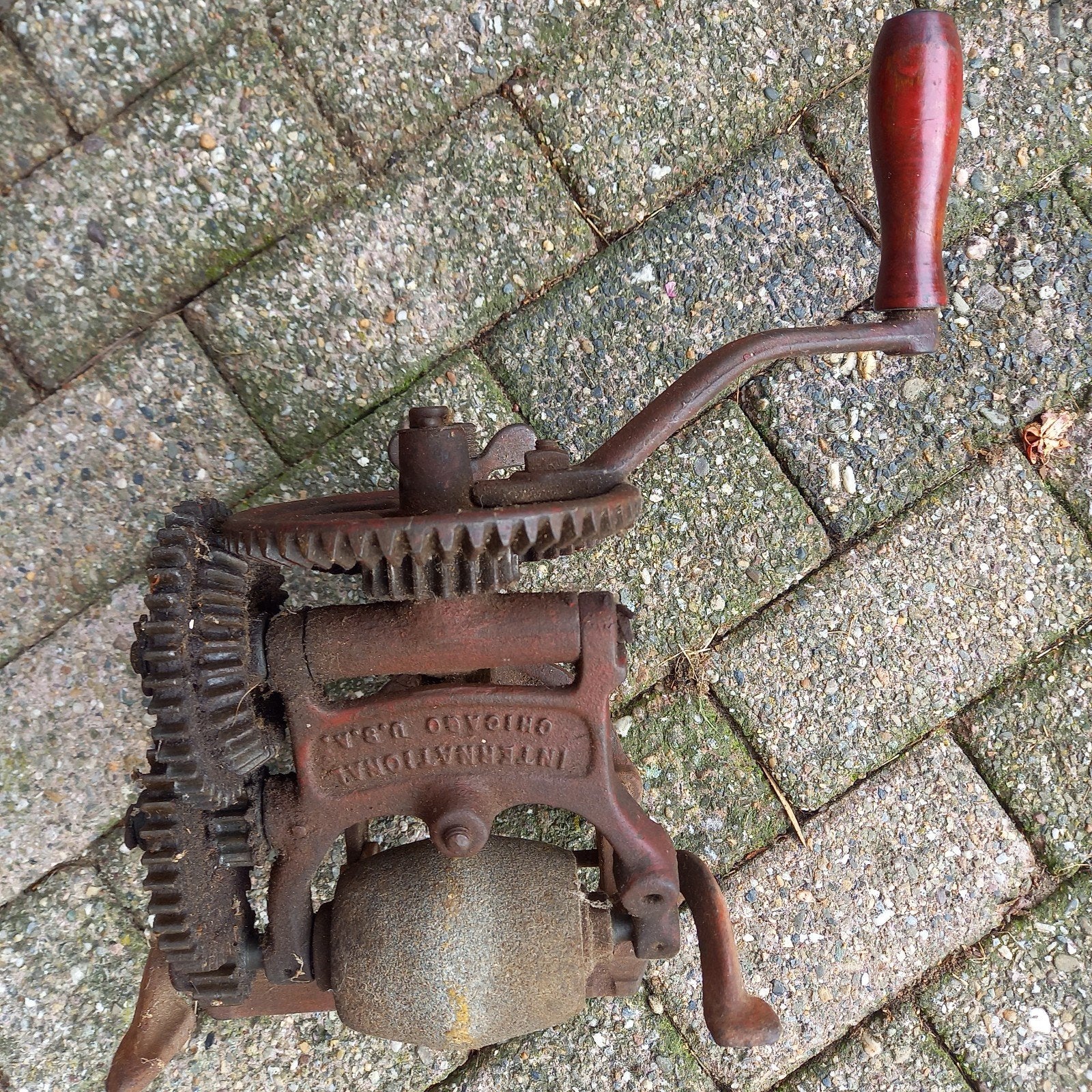 Slijpmachine, Ophalen