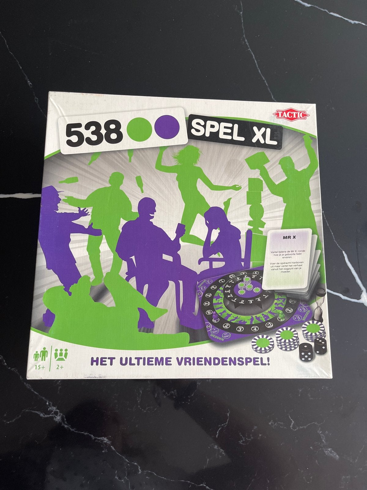 538 Spel XL: Het Ultieme Vriendenspel, Een of twee spelers, Ophalen, Nieuw