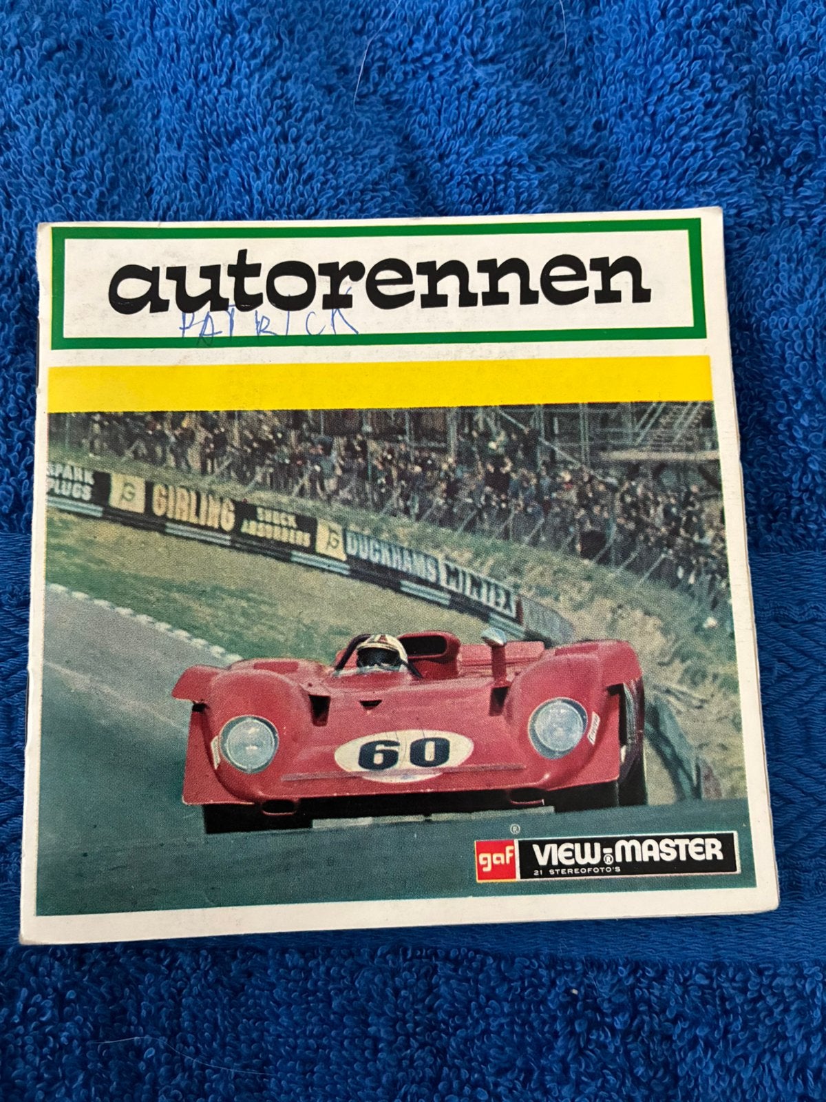 View-Master - autorennen - autosport, Ophalen of Verzenden, Gebruikt