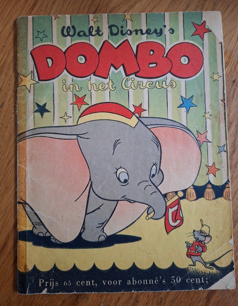 Disney Dombo in het circus met Donald Duck reclame., Eén stripboek, Ophalen of Verzenden, Gelezen