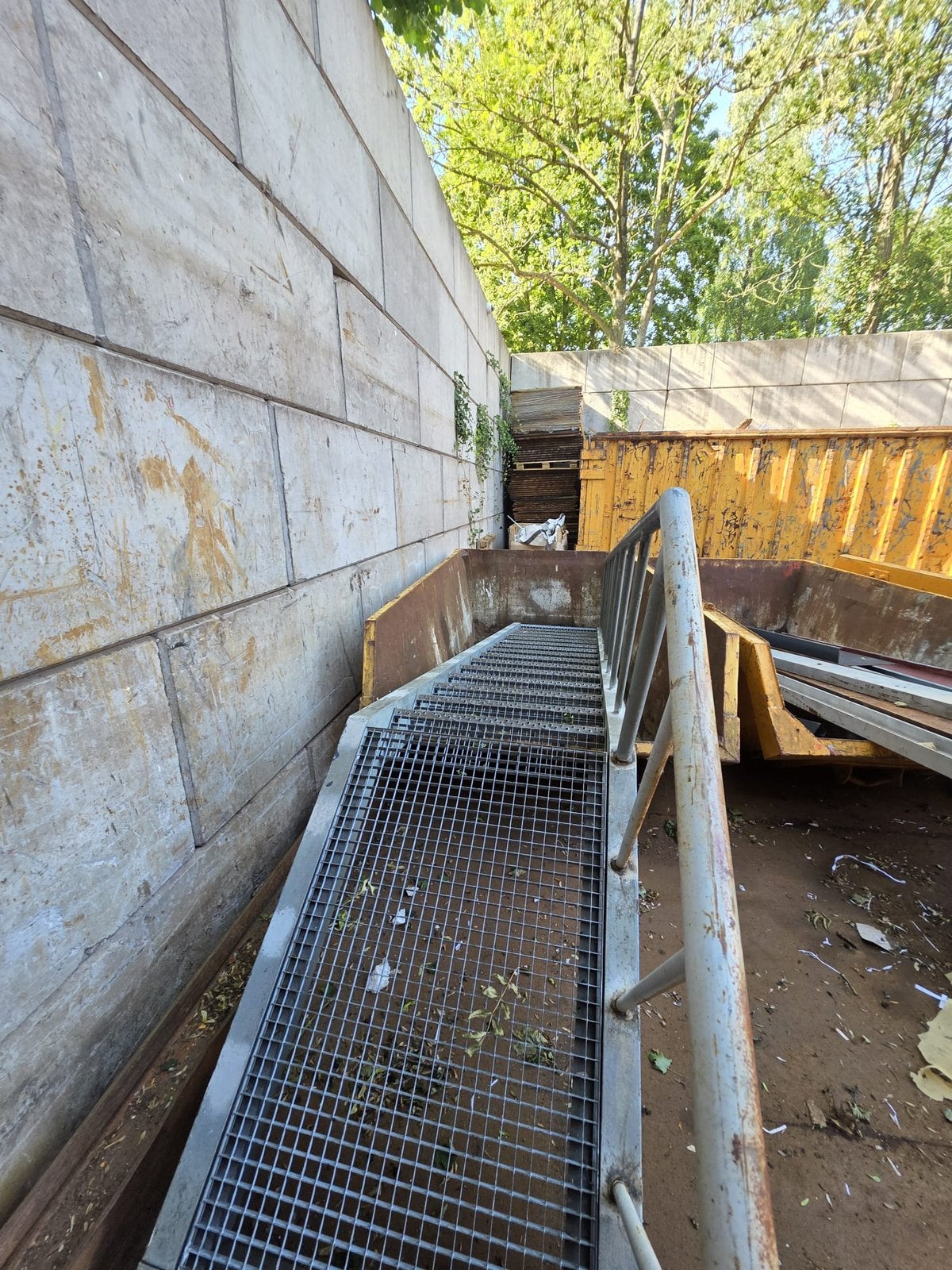 Stalen trap, Ophalen, Gebruikt, Trap, 2 tot 4 meter