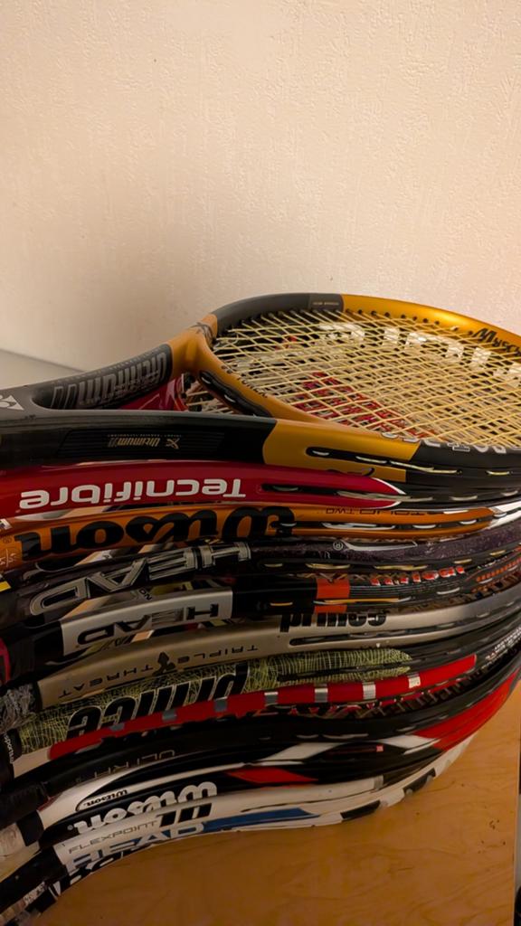 Tennisracket v.a. €25 + advies en nwe grip. Tennisrackets A+, Sport en Fitness, Tennis, Ophalen of Verzenden, Racket, Overige merken