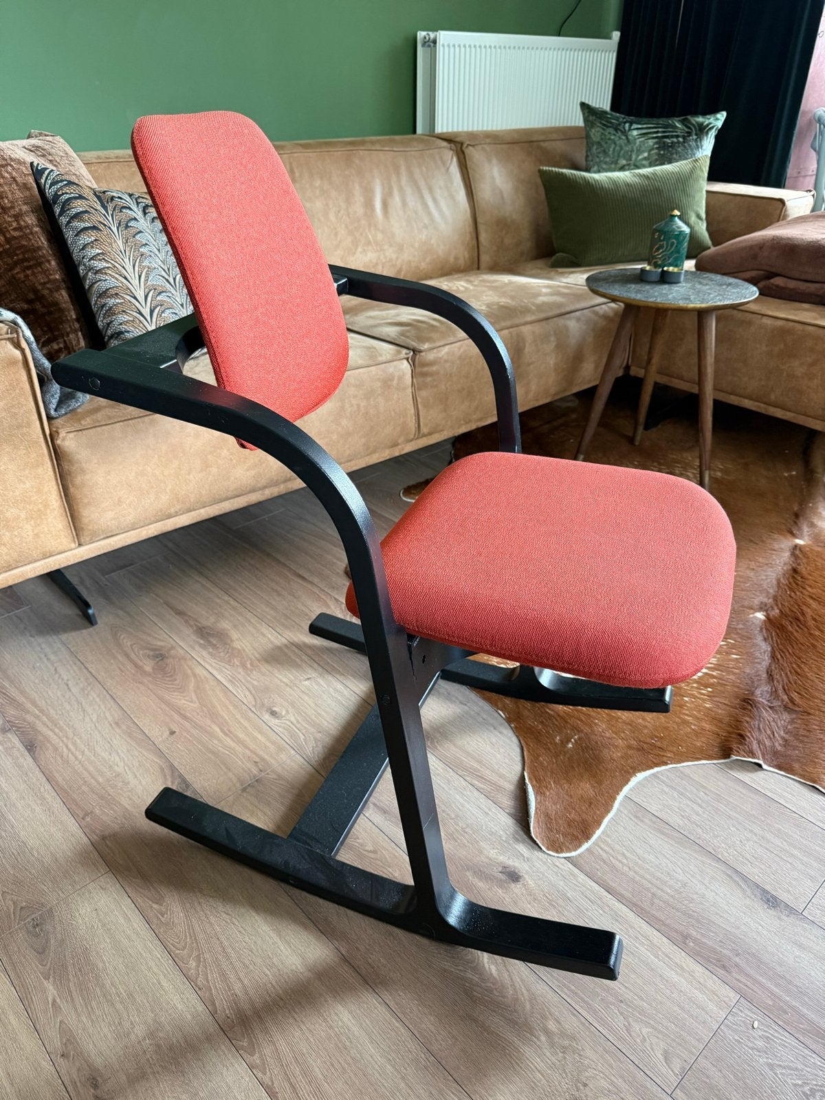 Varier Actulum Peter Opsvik - Designstoel - Rood - Opknapper, Gebruikt, Ophalen of Verzenden, Eén, Rood