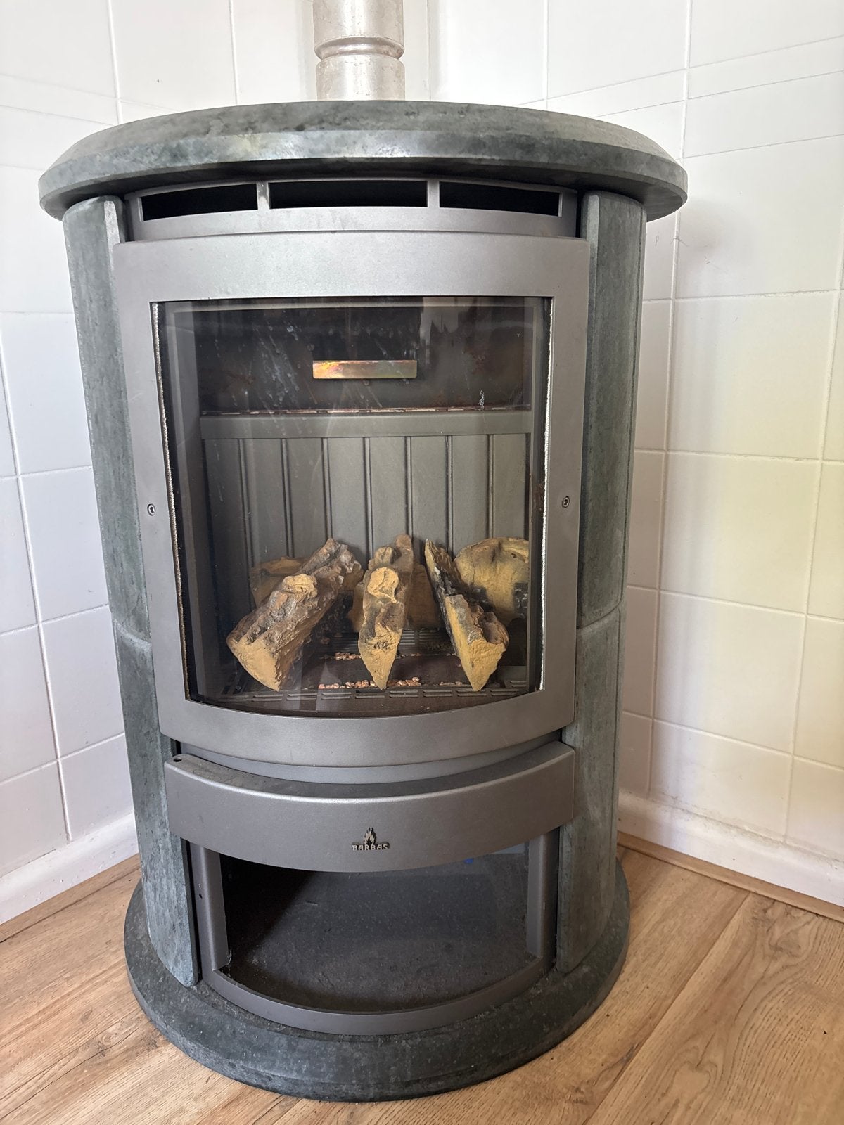 Barbas Eco 1050 Gaskachel - Stijlvol en Efficiënt, Huis en Inrichting, Kachels, Gebruikt, Vrijstaand, Gaskachel, Gas, Ophalen of Verzenden