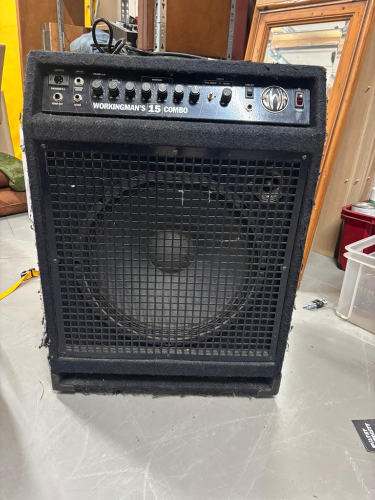 SWR Workingman’s 15, Muziek en Instrumenten, Versterkers | Bas en Gitaar, Ophalen, Gebruikt, Basgitaar, 50 tot 100 watt