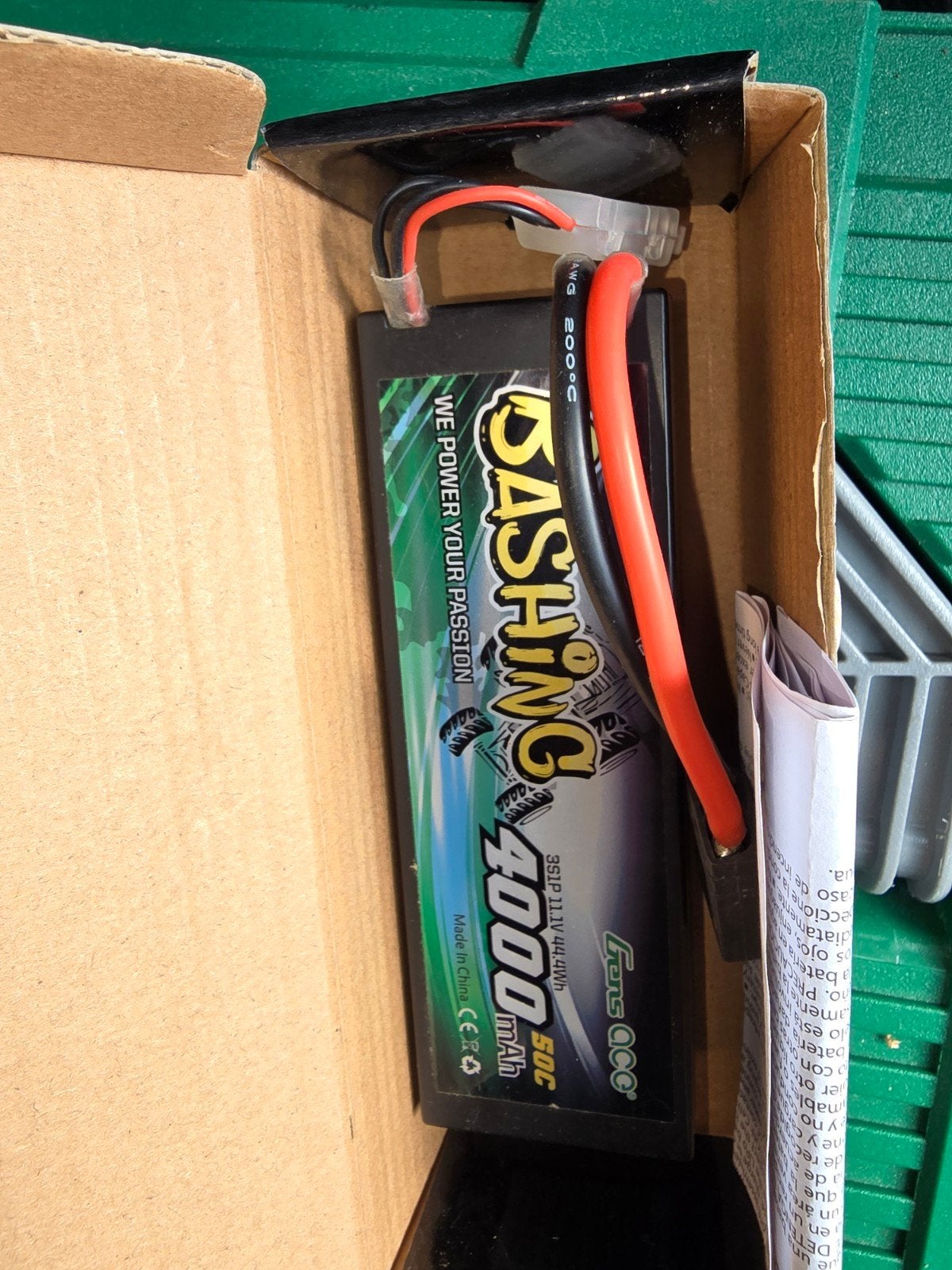 BASHING 4000mAh 3S 11.1V 50C LiPo Batterij, Nieuw, Onderdeel, Overige schalen, Ophalen