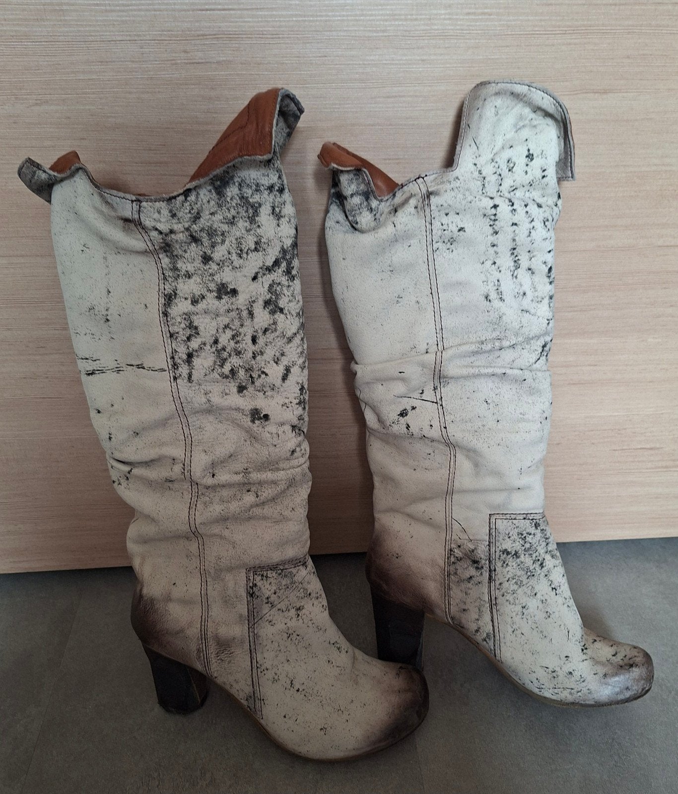 Papucei zacht leren laarzen maat 39, Kleding | Dames, Ophalen of Verzenden, Zo goed als nieuw, Zwart, Hoge laarzen