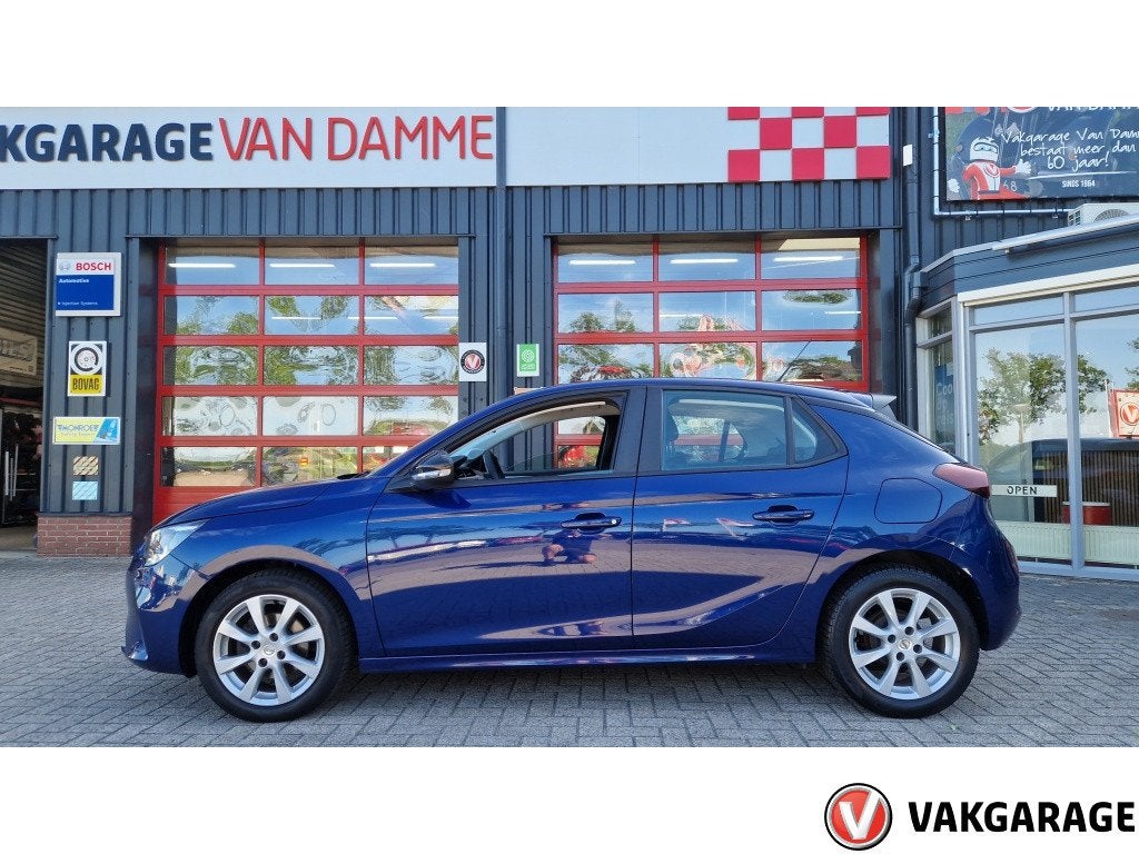Opel Corsa 1.2 Edition (bj 2021), Auto's, Opel, Euro 6, 1199 cc, Blauw, Navigatiesysteem