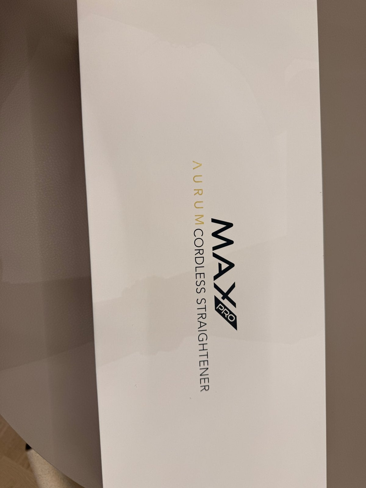 Max Pro Aurum Cordless Stijltang - Draadloos en Oplaadbaar, Ophalen of Verzenden, Zo goed als nieuw, Krultang of Stijltang