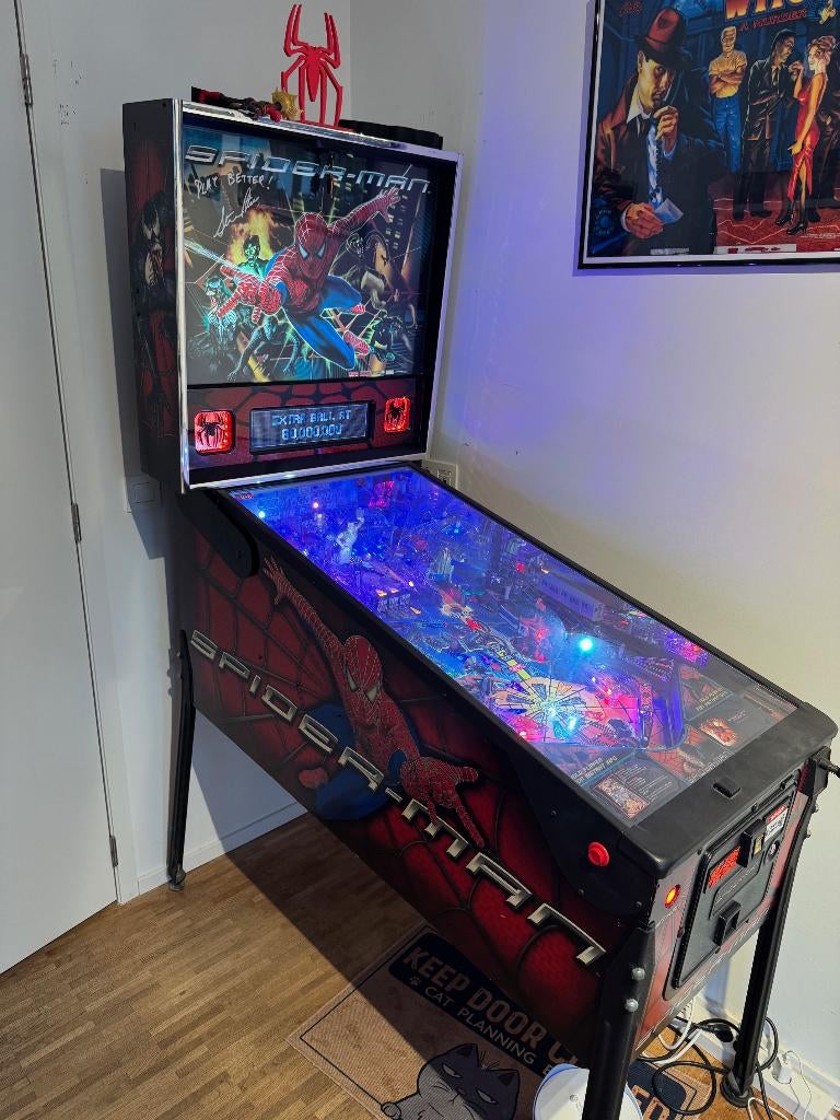 Flipperkast Spiderman, Verzamelen, Automaten | Flipperkasten, Ophalen, Gebruikt, Stern, Dot-matrix