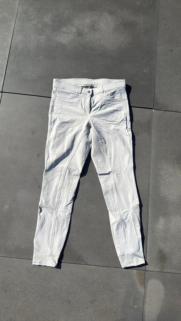 QHP broek grijs maat 40, Dieren en Toebehoren, Paardrijkleding, Ophalen of Verzenden, Zo goed als nieuw